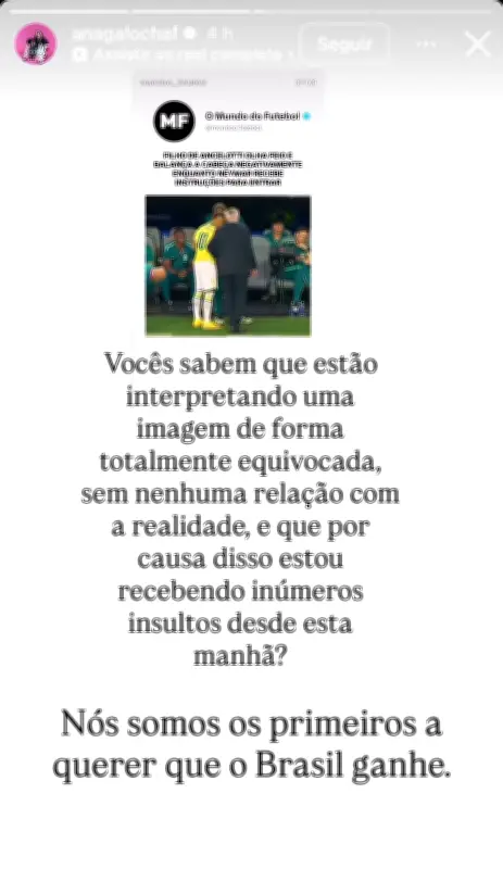 Filho de Ancelotti nega atrito com Neymar e critica polêmicas artificiais