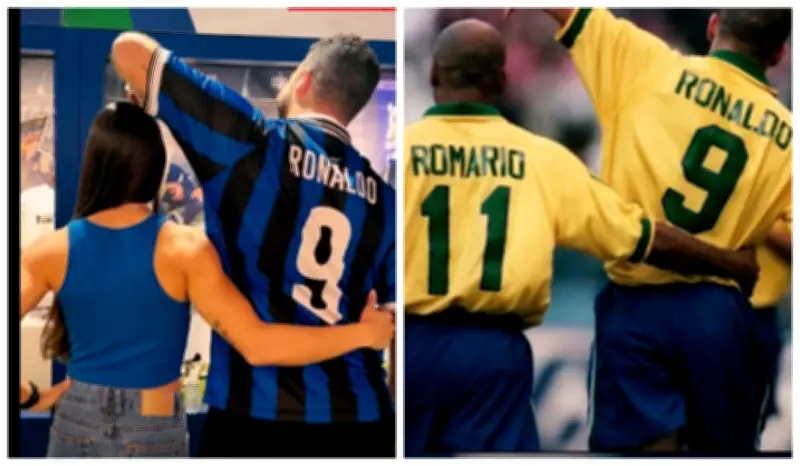 Filhos de Ronaldo e Romário recriam fotos clássicas na Seleção