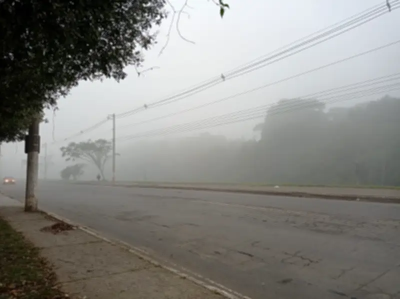 Fim de semana gelado em Juiz de Fora com mínima de 8°C e nevoeiro