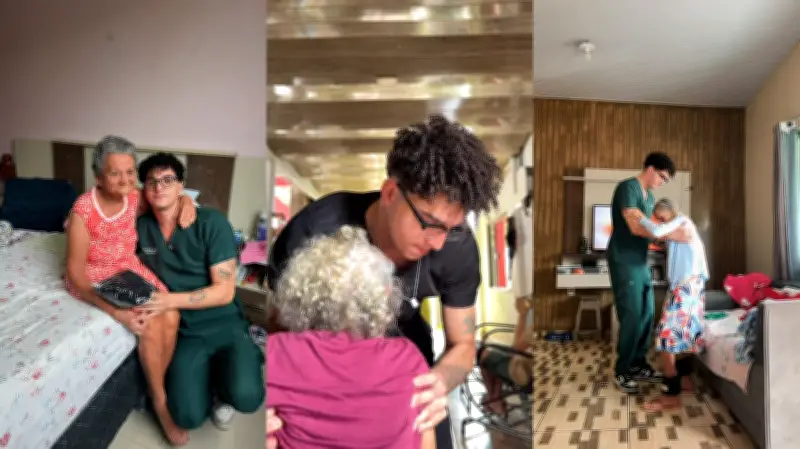 Fisioterapeuta do AP viraliza com sessões divertidas para idosos
