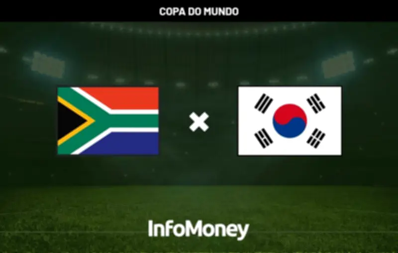 África do Sul x Coreia do Sul: jogo decisivo na Copa 2026