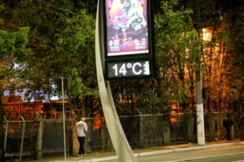 Frio intenso e geada marcam quarta-feira no Centro-Sul do Brasil