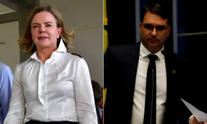 Gleisi Hoffmann perde ação contra Flávio Bolsonaro e terá de pagar honorários