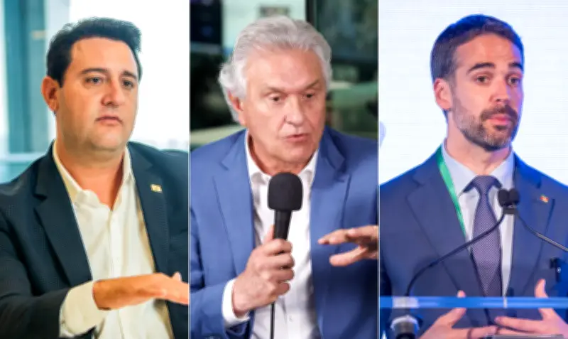 Governadores do PSD esvaziam evento de Caiado para anunciar Kassab como vice
