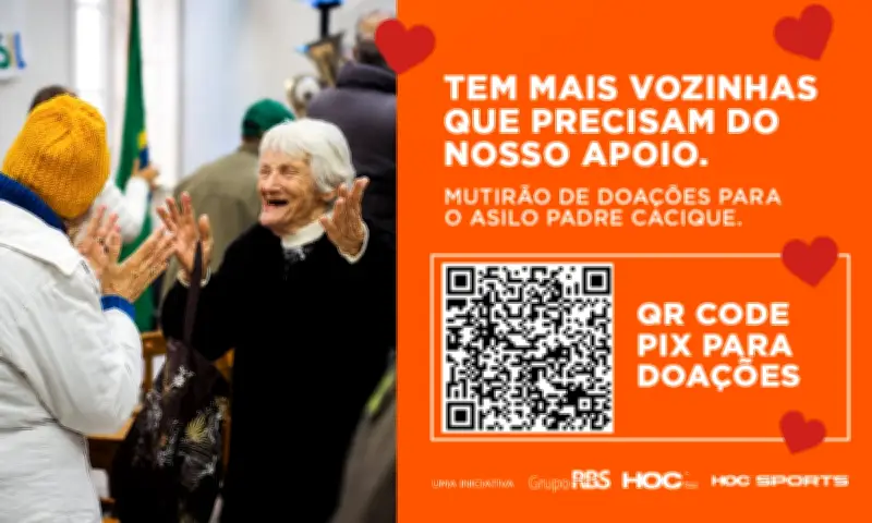 Grupo RBS lança campanha de doações para Asilo Padre Cacique