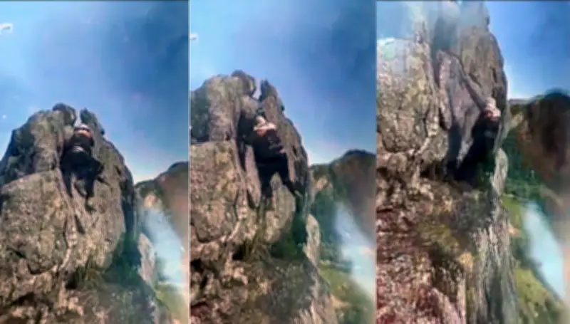 Guia morre ao cair de penhasco tentando fazer foto na Pedra do Macaco em Maricá