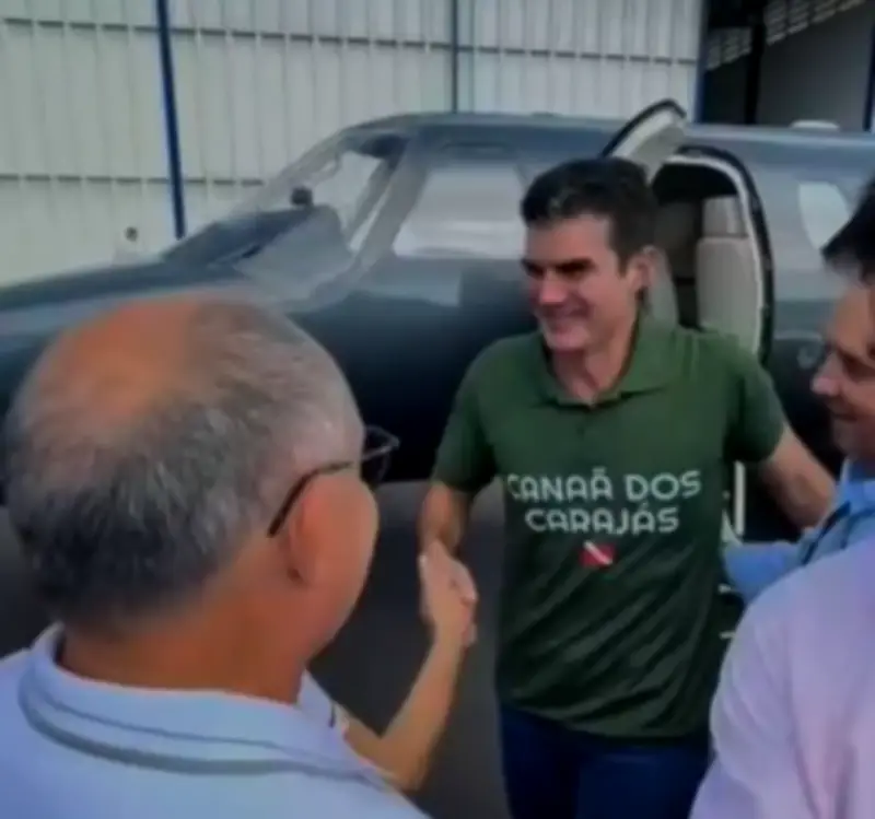 Helder Barbalho usa jatinho de empresa no Pará em viagem