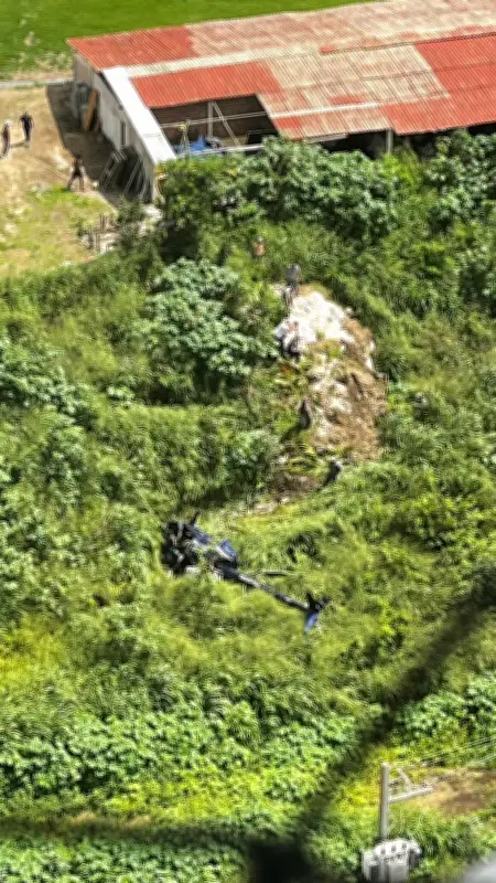 Helicóptero cai em Campina Grande: piloto e dono são indiciados