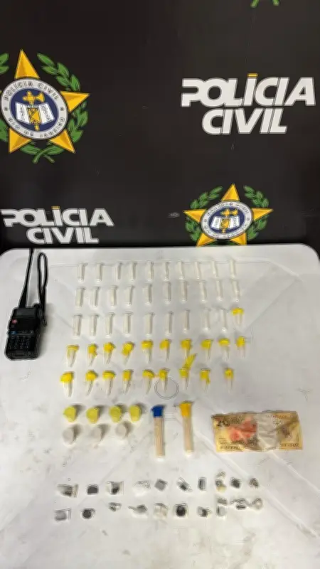 Homem condenado por tráfico de drogas é preso com drone em Barra Mansa