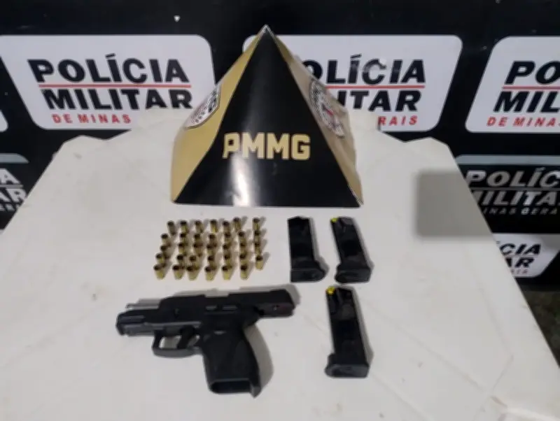Homem é preso após ameaçar vizinho e disparar tiros em Ipaba