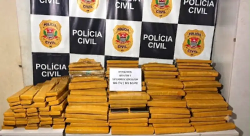 Homem é preso com 325 tijolos de maconha escondidos sob 25 toneladas de alho em Itu