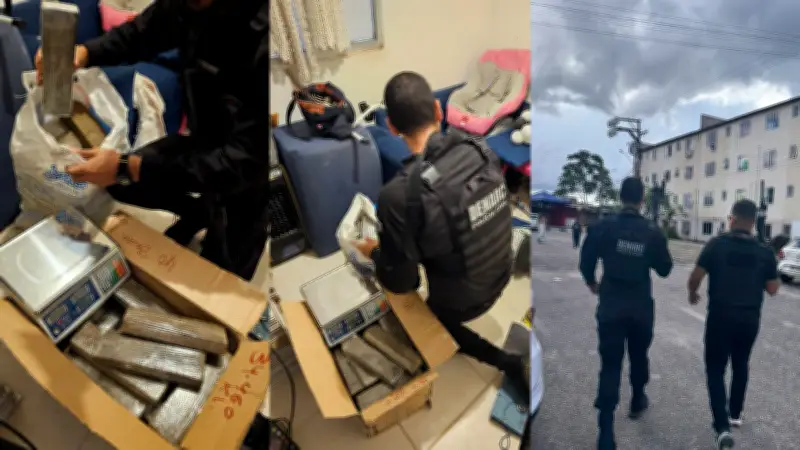 Homem é preso com 63 kg de maconha em apartamento em Marituba