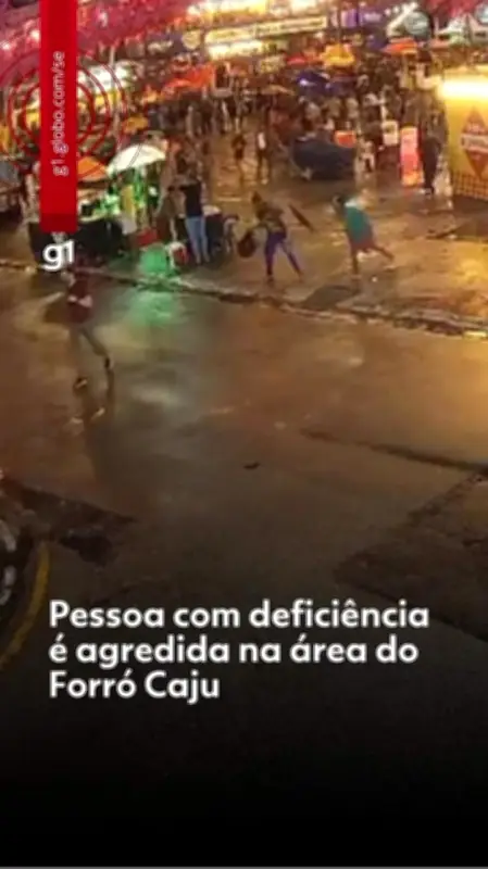 Homem preso por agredir trabalhador com deficiência visual no Forró Caju