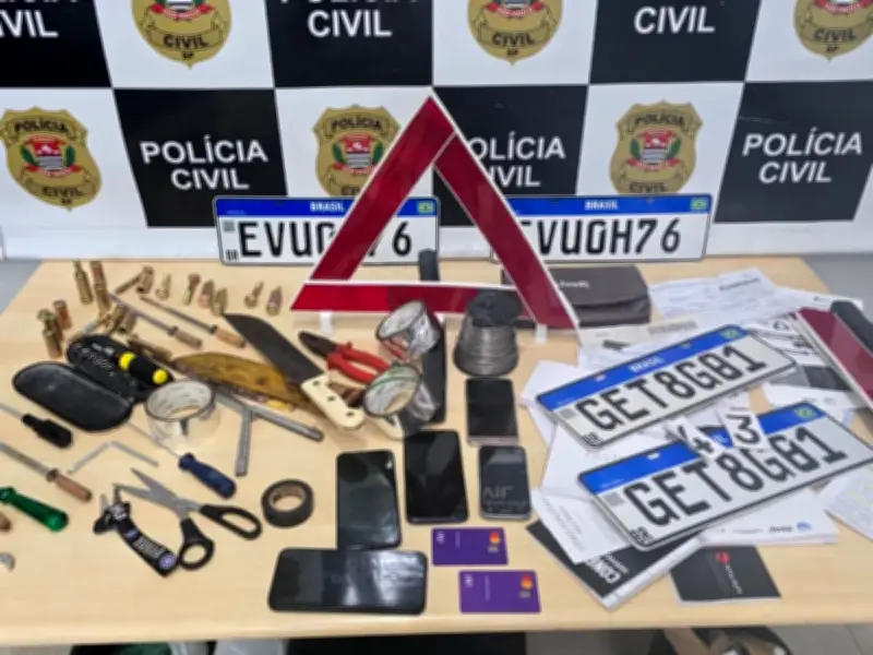 Homem preso por receptação e adulteração de veículo em Americana