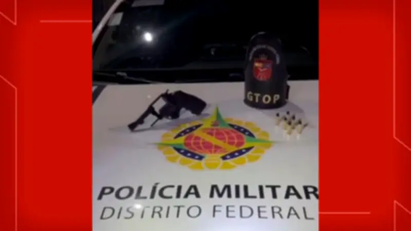Homem preso suspeito de atirar contra irmão após briga em Taguatinga