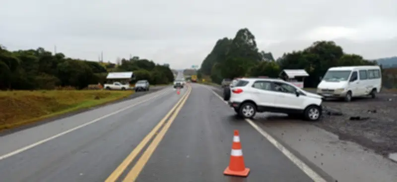 Homem que atacou ex com faca em Lages é preso após bater carro