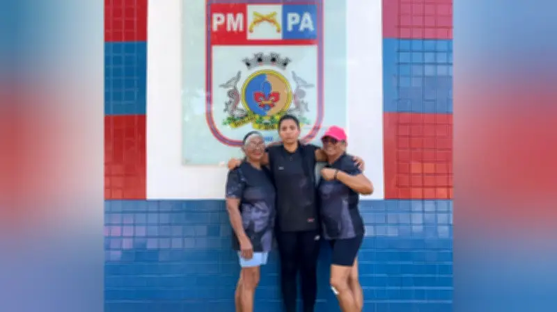 Homenagem de pelotão da PM a aluna emociona mãe em Santarém