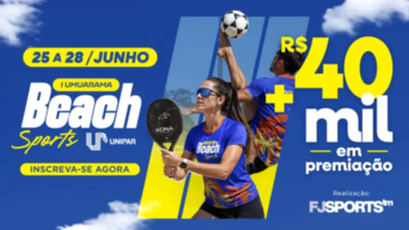 I Umuarama Beach Sports Unipar: maior evento de areia do noroeste do PR