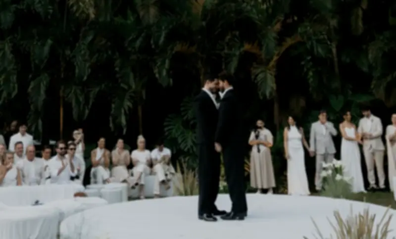 Igor Cosso e Heron Leal: fotos íntimas do casamento com famosos