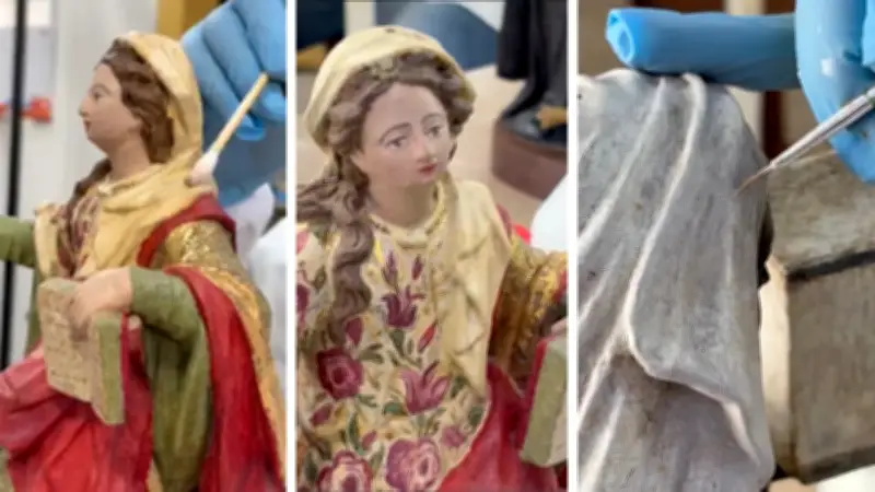 Imagens sacras do século 18 restauradas voltam a ser exibidas em Minas Gerais