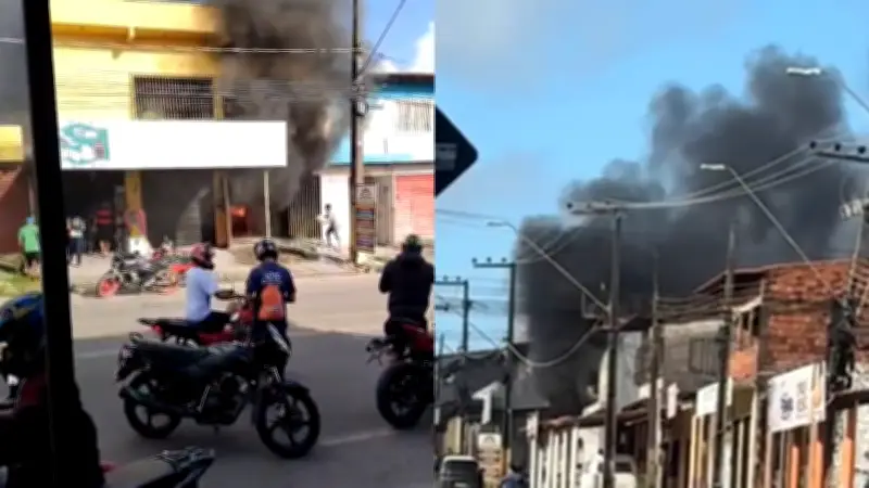 Incêndio atinge depósito de papelaria em São Luís; ninguém ficou ferido