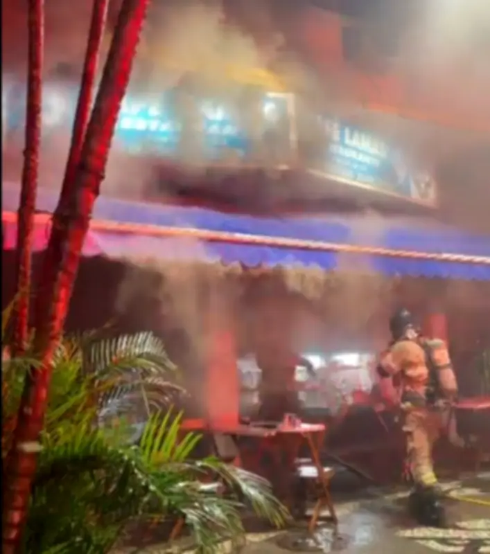 Incêndio atinge tradicional restaurante Lamas no Rio de Janeiro