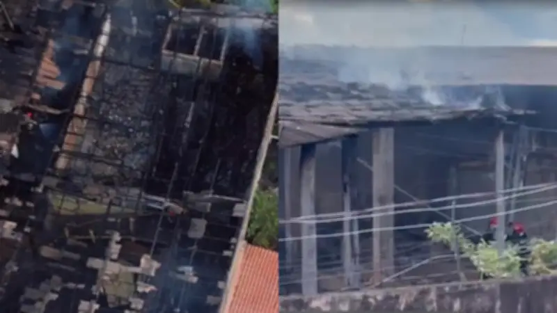 Incêndio destrói nove casas em Altamira, PA, e deixa seis famílias desabrigadas
