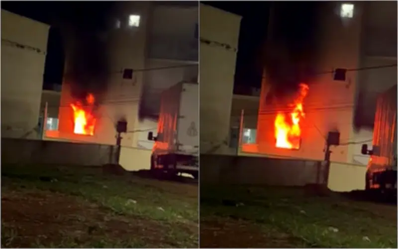 Incêndio em apartamento fere seis pessoas, incluindo duas crianças, em Pouso Alegre