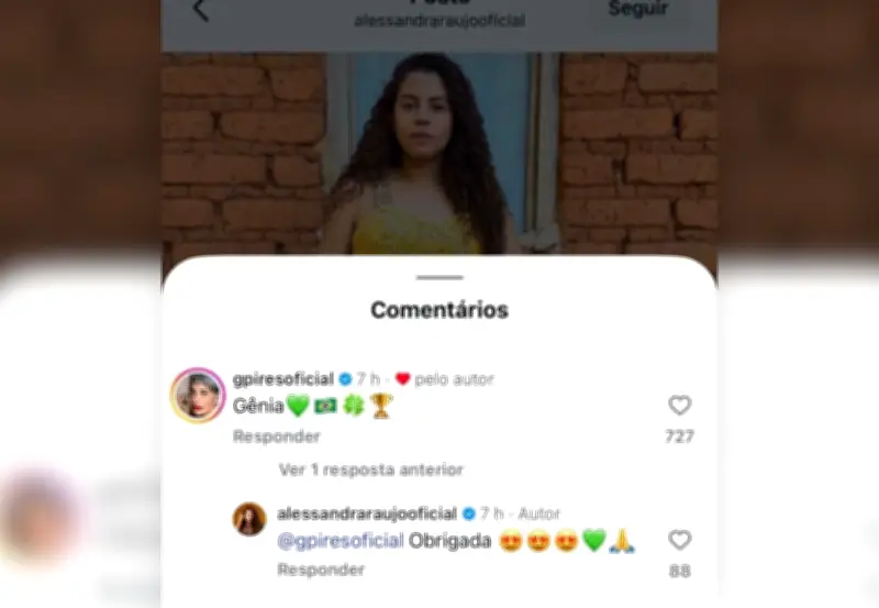 Influenciadora cria vestido de milho e viraliza; Glória Pires elogia