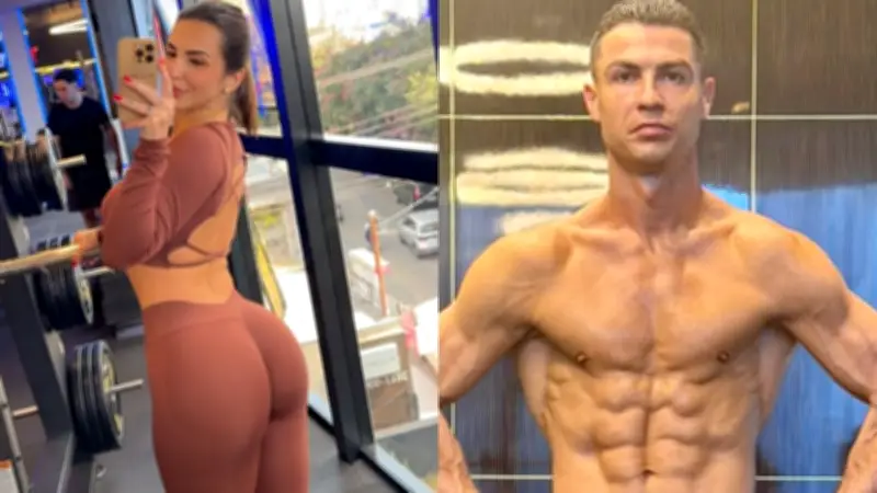 Influenciadora fitness adota rotina de Cristiano Ronaldo por 6 meses e relata mudanças