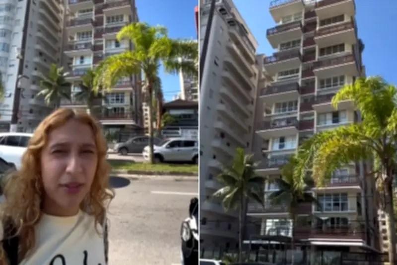 Influenciadora viraliza ao decorar nomes de prédios em Santos
