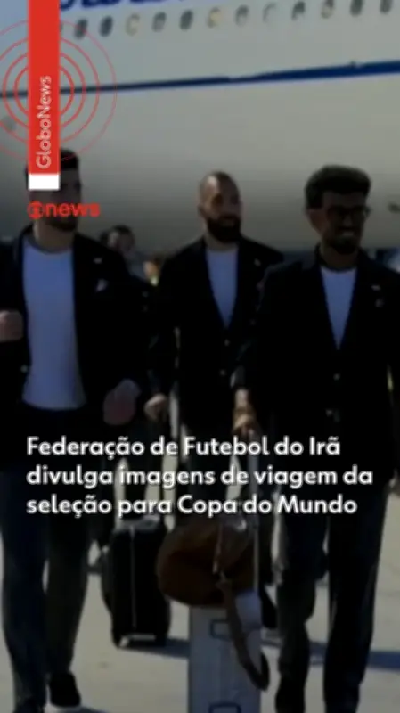 Irã divulga imagens de viagem da seleção para a Copa do Mundo 2026