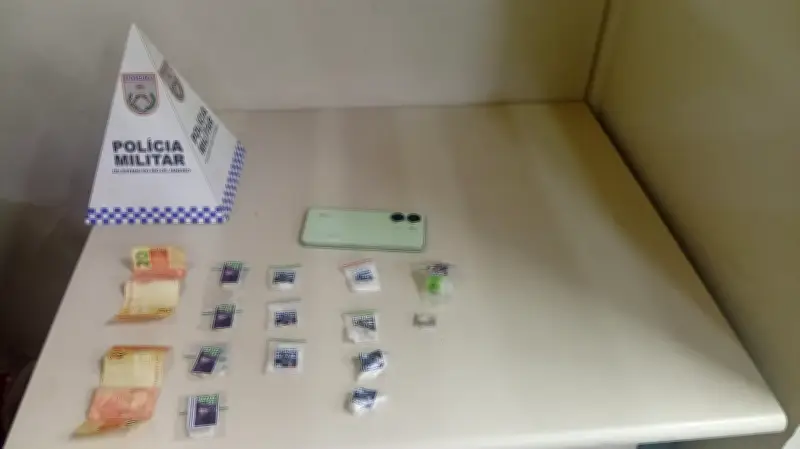Jovem de 19 anos é preso com drogas em Paraty, RJ