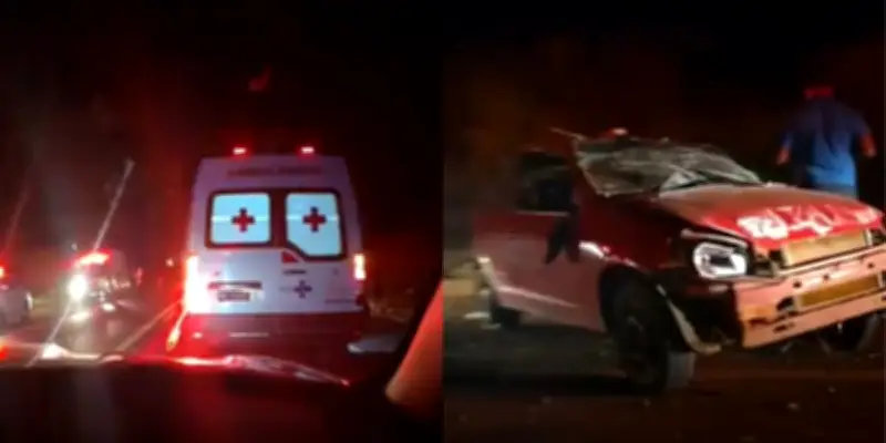 Jovem de 21 anos fica ferido em acidente entre caminhões e carro em SP
