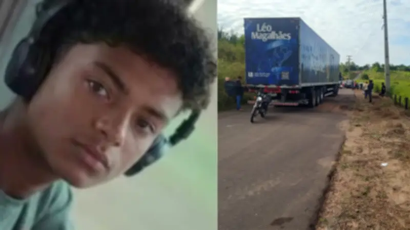Jovem morre em acidente entre moto e carreta de Léo Magalhães no MA
