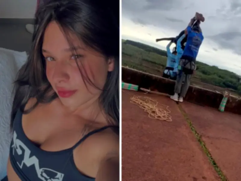 Jovem morre em rope jump sem corda; grupo não tinha empresa