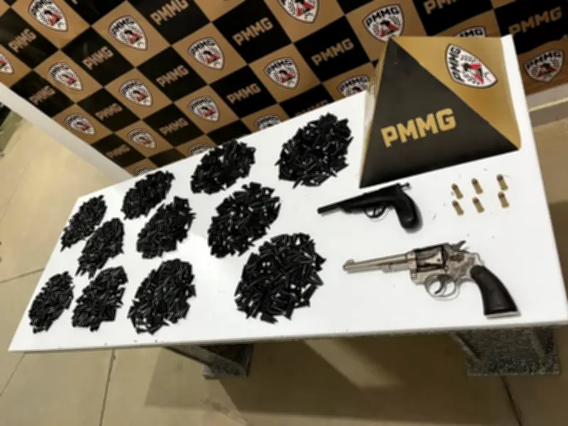 Jovem é preso com mais de mil pinos de cocaína e duas armas em Mutum