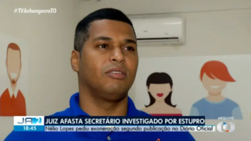 Juiz afasta subsecretário investigado por estupro no Tocantins