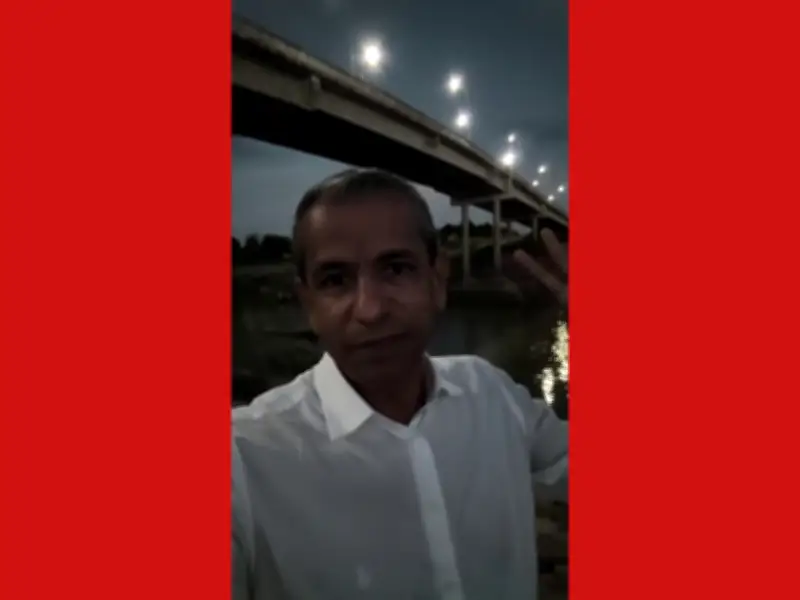 Juiz aposentado fazia live antes de ponte desabar e ficou ferido no Acre
