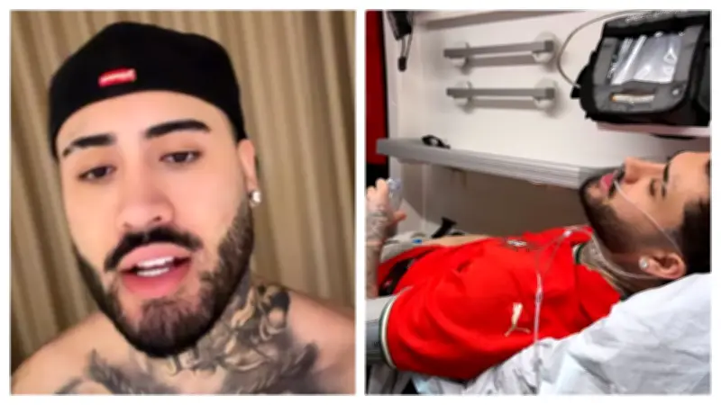 Kevinho passa mal durante show em Portugal por desidratação severa