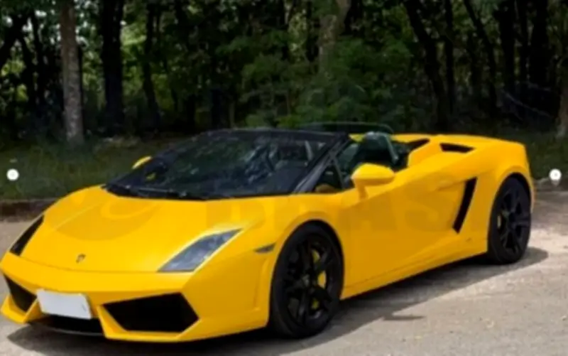 Lamborghini de R$ 1,2 milhão será leiloada pela Justiça em Goiânia