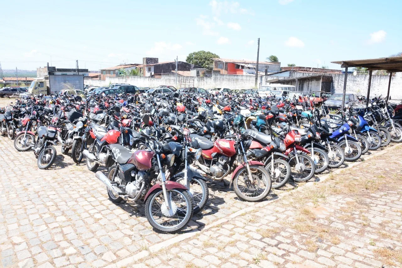 Detran RN leiloa motos a partir de R$ 700 na próxima terça-feira