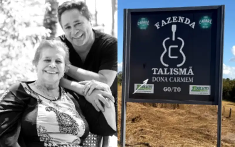 Leonardo homenageia mãe ao nomear nova fazenda em Goiás