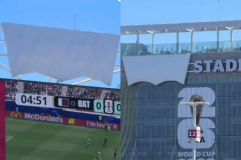Levi's zomba da Fifa ao cobrir logo em seu estádio na Copa