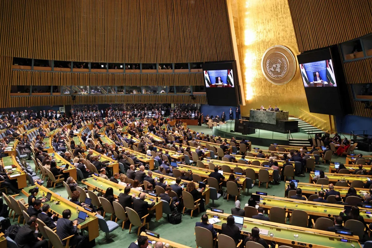 Mahmoud Abbas discursa por vídeo na ONU após veto de visto dos EUA