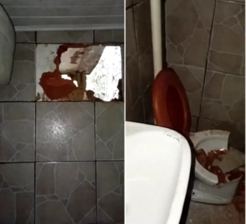 Loja em Petrópolis é furtada após criminoso abrir buraco em parede de banheiro
