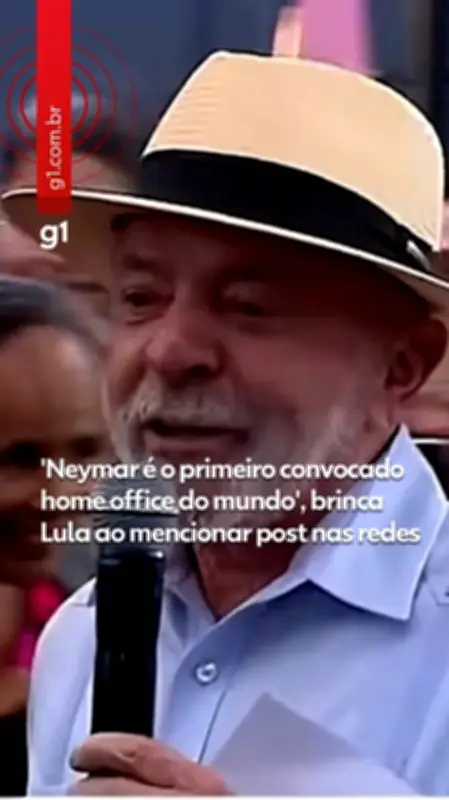 Lula brinca que Neymar é 'convocado home office' e Flávio Bolsonaro critica