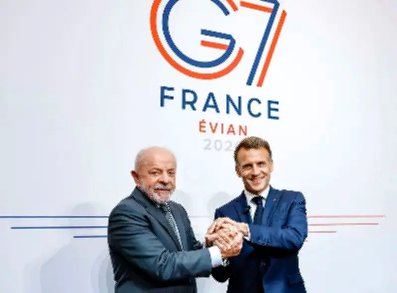 Lula inicia participação no G7 na França com foco em diálogo com UE e desafios globais