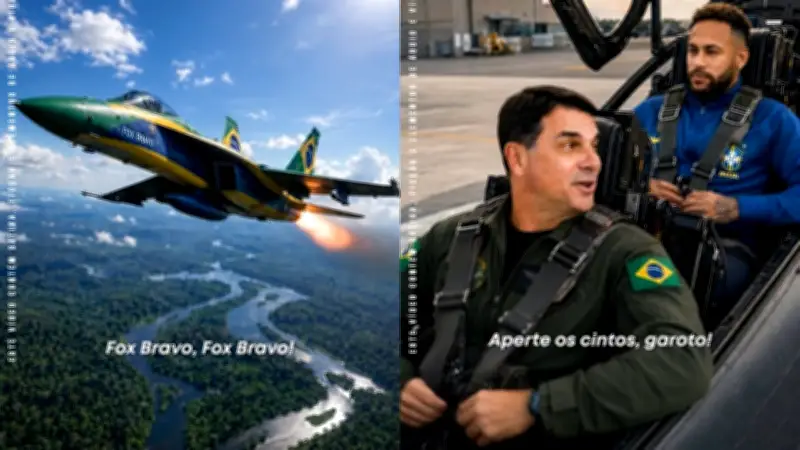 Lula ironiza Neymar como 'convocado home office'; Flávio Bolsonaro responde com vídeo de IA