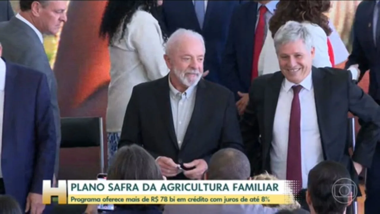 Lula Lança Plano Safra 2025 com R$ 516 Bilhões para Médios e Grandes Produtores